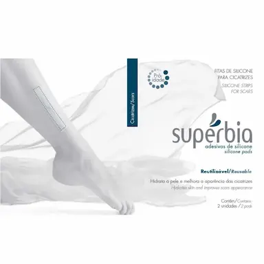 Fita de Silicone para Cicatrizes Supérbia com 2 Unidades
