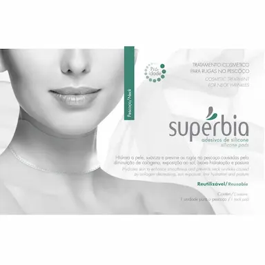 Adesivo de Silicone para Rugas no Pescoço Supérbia com 1 unidade