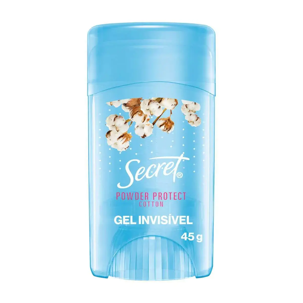 Desodorante Secret Powder Protect Cotton Gel Invisível 45g