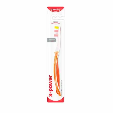 Escova de Dente Powerdent X-Power Macia com 1 Unidade