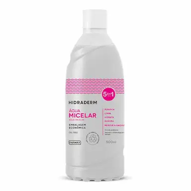 Água Micelar Hidraderm 5 em 1 Refil com 500ml