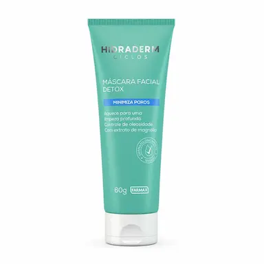 Máscara Facial Detox Hidraderm Ciclos Minimiza Poros com 60g