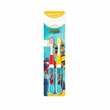Escova de Dente Infantil Powerdent Transformers 3+ Anos com 2 Unidades