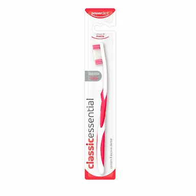 Escova de Dente Powerdent Classic Essential Macia com 1 Unidade