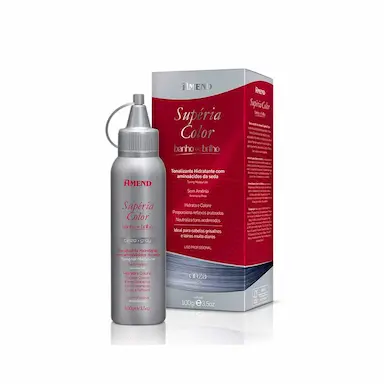 Banho de Brilho Tonalizante Hidratante Supéria Color Amend Cinza com 100g