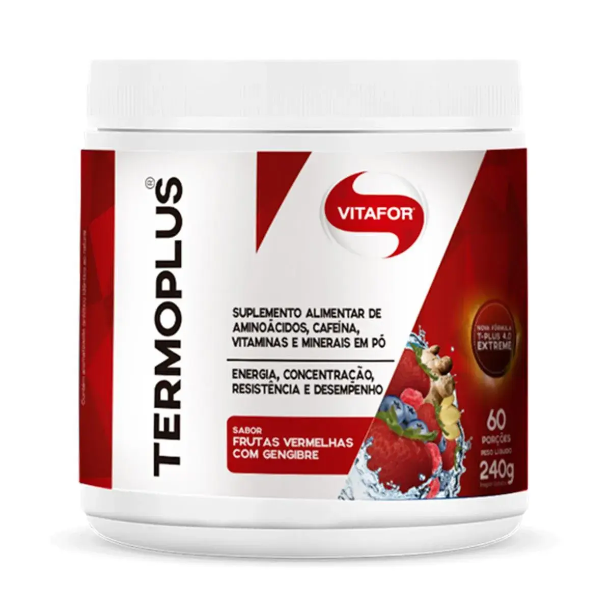Suplemento Alimentar Vitafor Termoplus Frutas Vermelhas com Gengibre 240g