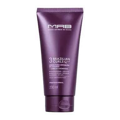 Creme Finalizador de Cachos MAB Brazilian Curls com 200ml