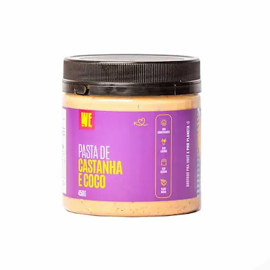 Pasta de Castanha de Caju e Coco We Nutz com 450g