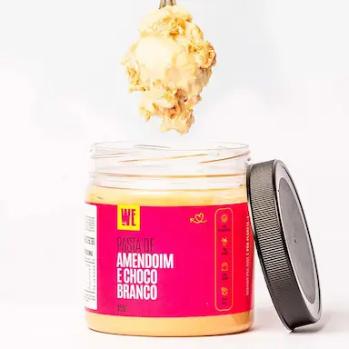 Pasta de Amendoim e Chocolate Branco We Nutz com 450g
