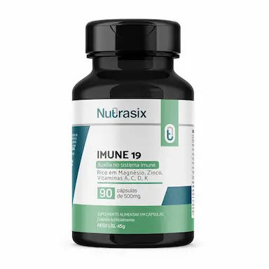 Suplemento Alimentar Nutrasix Imune 19 com 90 Cápsulas