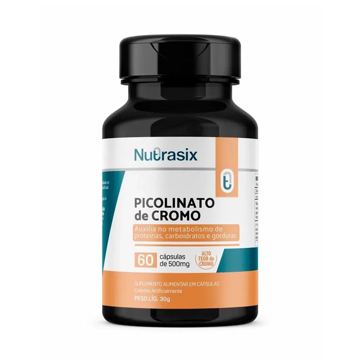 Suplemento Alimentar Nutrasix Picolinato de Cromo com 60 Cápsulas