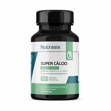 Suplemento Alimentar Nutrasix Super Cálcio com 120 Cápsulas