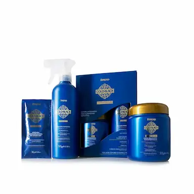 Sistema de Alisamento Definitivo Amend Gold Black Definitive Liss com 1 Unidade