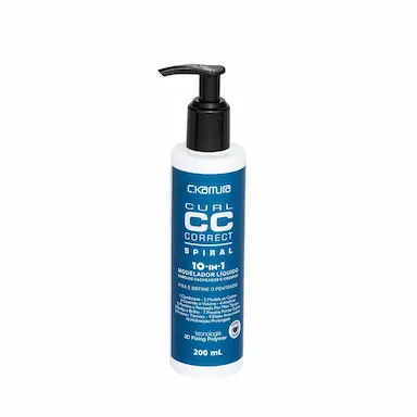 Modelador Líquido de Cabelo C.Kamura Curl CC Correct Spiral 10-in-1 com 200g
