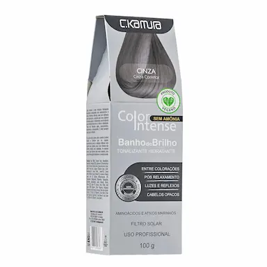 Tonalizante Hidratante C.Kamura Color Intense Banho de Brilho Cinza com 100g