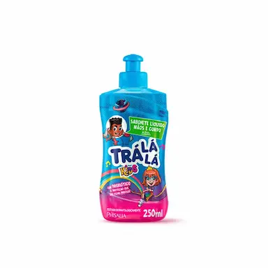 Sabonete Líquido Mãos e Corpo Trá Lá Lá Kids Azul com 250ml