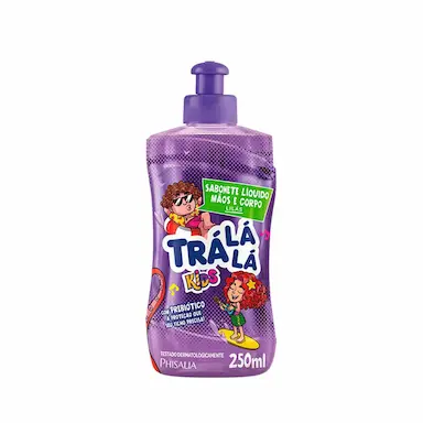 Sabonete Líquido Mãos e Corpo Trá Lá Lá Kids Lilás com 250ml
