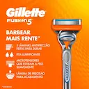 Kit Gillette Barbeador Fusion 5 1 aparelho + 3 cargas + Gel de Barbear Mach 3 Complete Suave 71g