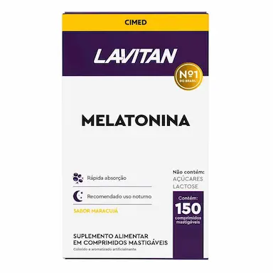 Suplemento Alimentar Lavitan Melatonina Maracujá com 150 Comprimidos