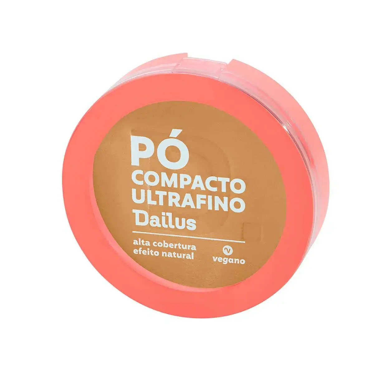 Pó Compacto Ultrafino Dailus D6-Médio Vegano com 10g