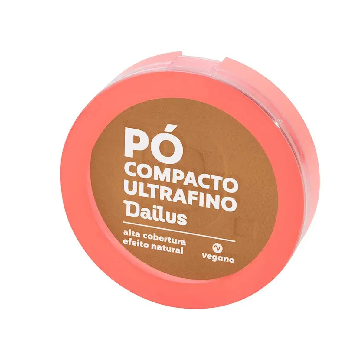 Pó Compacto Ultrafino Dailus D8-Médio Vegano com 10g