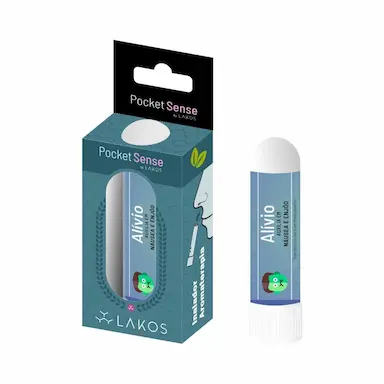 Inalador Aromaterapia Lakos Pocket Sense Alívio com 1 Unidade