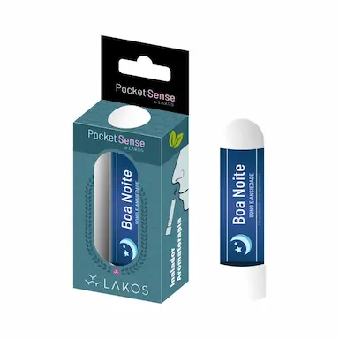 Inalador Aromaterapia Lakos Pocket Sense Boa Noite com 1 Unidade