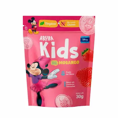 Biscoito Aruba Kids Minnie Morango 30g