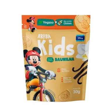 Biscoito Aruba Kids Mickey Baunilha 30g
