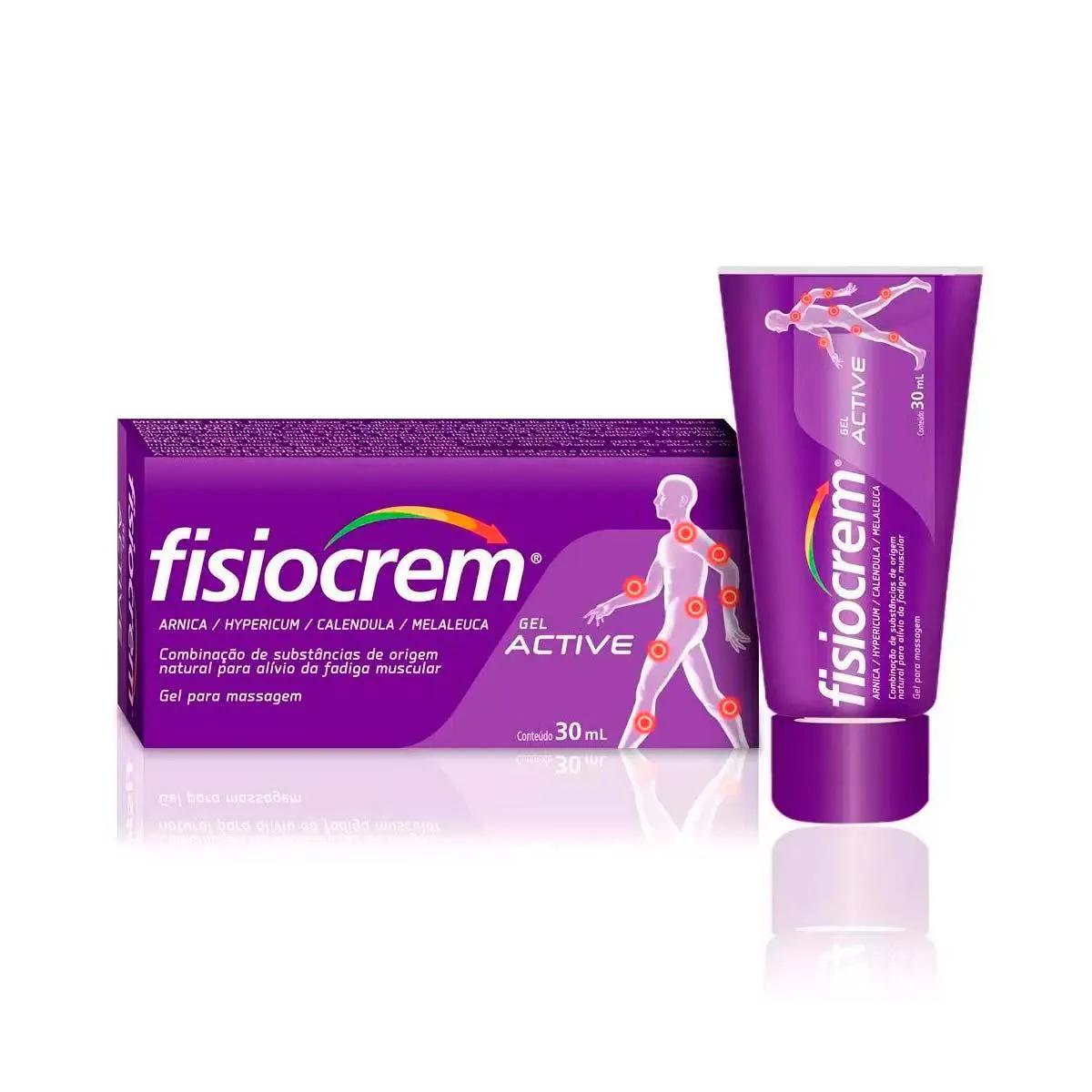 Gel para Massagem Fisiocrem Active 30ml Gel para Massagem Fisiocrem Active 60ml 