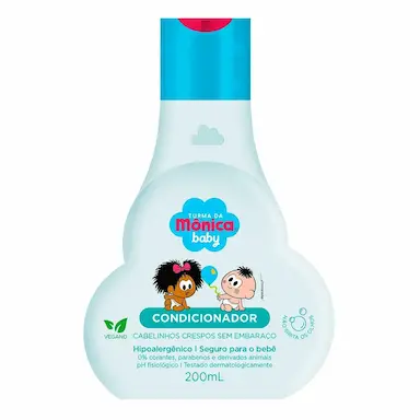 Condicionador Turma da Mônica Baby Cabelinhos Crespos sem Embaraço com 200ml
