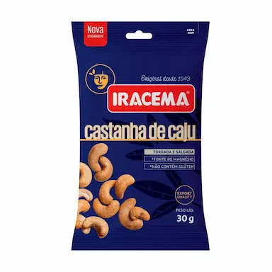 Castanha de Caju Iracema Sachê com 30g
