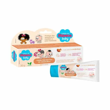Creme Preventivo de Assadura Turma da Mônica Baby Transparente com 30g