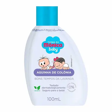 Água de Colônia Turma da Mônica Baby Bons Tempos de Lavanda com 100ml