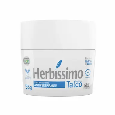 Desodorante em Creme Herbíssimo Talco com 55g