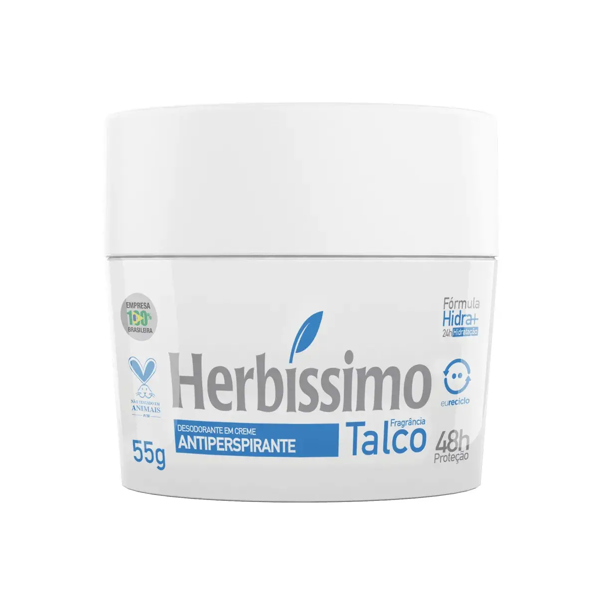 Desodorante em Creme Herbíssimo Talco com 55g