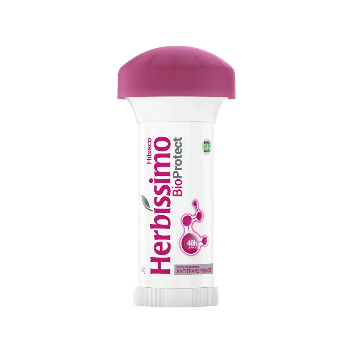 Desodorante em Creme Stick Herbíssimo Hibisco com 45g