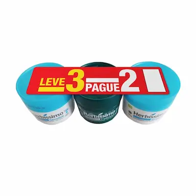 Kit Desodorante em Creme Herbíssimo com 3 Unidades