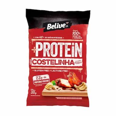 Snack Protein Belive Costelinha Barbecue com 35g