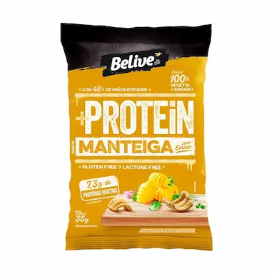 Snack Protein Belive Manteiga com Ervas 35g