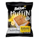Muffin Belive Banana com Canela e Chia Zero Açúcar, Glúten e Lactose com 40g
