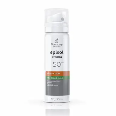 Protetor Solar Facial Episol Spray Bruma FPS 50 75ml