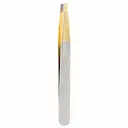 Pinça Enox Silver Gold Reta com 1 Unidade