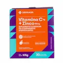 Vitamina C + Zinco Drogasil 30 Comprimidos Efervescentes