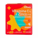 Suplemento Alimentar Vitamina C + Zinco Raia 30 Comprimidos