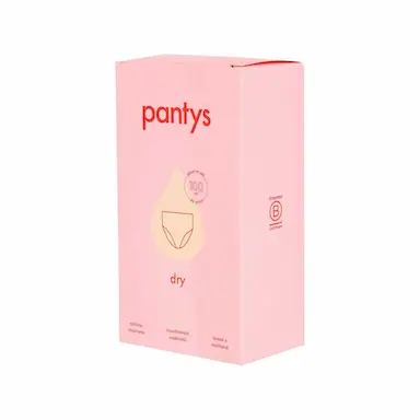 Calcinha Absorvente Incontinência Pantys Dry Cor Preta Tamanho EG com 1 unidade