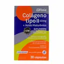 Colágeno tipo II 40mg + Ácido Hialurônico Raia com 30 cápsulas