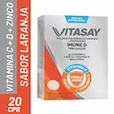 Suplemento Vitamínico Vitasay Imune D Trip 20 Comprimidos Efervescentes