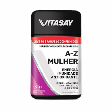 Suplementos Alimentar Vitasay AZ Mulher 90 Comprimidos