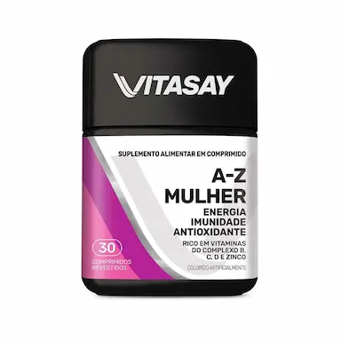Suplementos Alimentar Vitasay AZ Mulher 30 Comprimidos